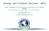 Http://globalchange.mit.edu/Outlook2013/ Energy and Climate Outlook: 2013 Joint Program on the Science and Policy of Global Change Massachusetts Institute.