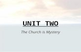 The Church is Mystery UNIT TWO. 2.2 Permanent and Unchanging.