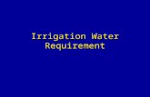 Irrigation Water Requirement. Evapotranspiration Terminology –Evaporation Process of water movement, in the vapor form, into the atmosphere from soil,