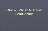 Elbow, Wrist & Hand Evaluation. Common Injuries to the Elbow, Wrist, Hand & Fingers ► Lateral epicondylitis – “tennis elbow” ► Medial epicondylitis –