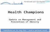 Update on Management and Prevention of Obesity Health Champions.