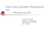 Ch4 Linux System Programming – Process & IPC Jianjian SONG Software Institute, Nanjing University Oct, 2004.