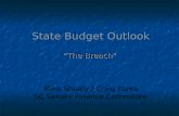 State Budget Outlook “The Breach” Mike Shealy / Craig Parks SC Senate Finance Committee.