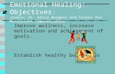 Emotional Healing: Objectives: source: Dr. Alisa Burgess and Center for Nonviolent Communication Improve wellness, increase motivation and achievement.