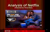 1 Analysis of Netflix presented by Vince Wang. 2 Agenda Introduction Introduction What is Netflix? What is Netflix? How Netflix Works? How Netflix Works?