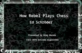 How Rebel Plays Chess Ed Schröder Presented by Greg Werner CSCI-297A Extreme Algorithms.