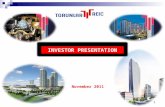 111 INVESTOR PRESENTATION November 2011. 222 3 Turkey Real Estate Economic Highlights 3 Turkey Real Estate Market Review 5 Business Review 23 Project.