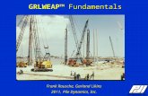 Frank Rausche, Garland Likins 2011, Pile Dynamics, Inc. Fundamentals GRLWEAP™ Fundamentals.