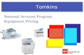 1 National Account Program Equipment Pricing Tomkins.