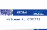 THE CIVITAS INITIATIVE IS CO-FINANCED BY THE EUROPEAN UNION Welcome to CIVITAS.