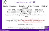 Computing & Information Sciences Kansas State University Lecture 4 of 42 CIS 530 / 730 Artificial Intelligence Lecture 4 of 42 William H. Hsu Department.