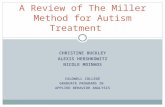 CHRISTINE BUCKLEY ALEXIS HERSHKOWITZ NICOLE MOINHOS CALDWELL COLLEGE GRADUATE PROGRAMS IN APPLIED BEHAVIOR ANALYSIS A Review of The Miller Method for Autism.