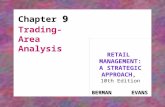 9 Chapter 9 Trading-Area Analysis RETAIL MANAGEMENT: A STRATEGIC APPROACH, 10th Edition BERMAN EVANS.