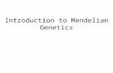 Introduction to Mendelian Genetics. Learning goals Understand the basic terminology of mendelian genetics, not limited to (phenotype, genotype, homozygous,