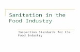 Sanitation in the Food Industry Inspection Standards for the Food Industry.