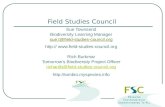Field Studies Council Sue Townsend Biodiversity Learning Manager sue.t@field-studies-council.org http://  Rich Burkmar Tomorrow’s.