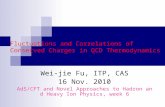 Fluctuations and Correlations of Conserved Charges in QCD Thermodynamics Wei-jie Fu, ITP, CAS 16 Nov. 2010 AdS/CFT and Novel Approaches to Hadron and Heavy.