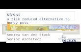 Litmus a risk reduced alternative to honey pots Andrew van der Stock Senior Architect e- secure Secure in a networked world.