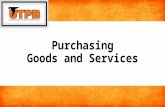 Purchasing Goods and Services. Overview In this session you will learn how to utilize the eProcurement Module to create requisitions for purchasing goods.