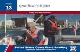 Boating Skills And Seamanship 1 Copyright 2007 - Coast Guard Auxiliary Association, Inc. Your Boat’s Radio Chapter 13.