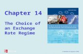 © Baldwin & Wyplosz 2006 Chapter 14 The Choice of an Exchange Rate Regime.