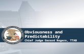 Obviousness and Predictability Chief Judge Gerard Rogers, TTAB.
