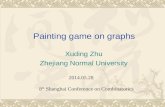 Painting game on graphs Xuding Zhu Zhejiang Normal University 2014.05.28 8 th Shanghai Conference on Combinatorics.