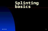 5/13/20151 Splinting basics. 5/13/20152 Introduction Selected extremity splinting techniques Misty Wright, PA-C.