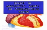 EFFECT OF ANAESTHETIC AGENTS ON CARDIOVASCULAR SYSTEM  anaesthesia.co.in@gmail.com.