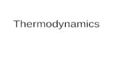 Thermodynamics. Temperature Vs. Heat Temperature –K, °C –Measure of average KE of motion of particles Heat –kJ, kcal (Cal) –1kcal=4.184 kJ –Measure of.