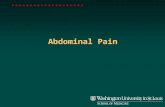 Abdominal Pain. Scenario You are called by a nurse to evaluate a patient on the inpatient medicine service with abdominal pain (cross-cover)