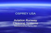 OSPREY USA Aviation Runway Cleaning Systems Manufactured by Osprey USA.