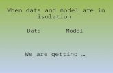DataModel When data and model are in isolation We are getting …