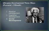 1.Physical Development 2.Cognitive Development 3.Social Development.