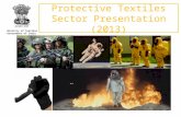 Ministry of Textiles Government of India Protective Textiles Sector Presentation (2013)