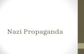 Nazi Propaganda. Propaganda Defined Information, especially of a biased or misleading nature, used to promote or publicize a particular political cause.