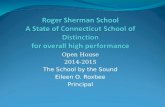 Open House 2014-2015 The School by the Sound Eileen O. Roxbee Principal.