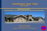 Geothermal Heat Pump Case Study I Chiloquin Community Center: 16 vertical boreholes + water-water heat pump providing radiant floor heating and cooling.