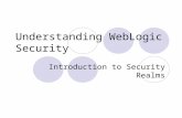 Understanding WebLogic Security Introduction to Security Realms.