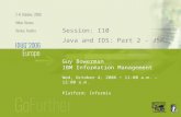 Guy Bowerman IBM Information Management Session: I10 Wed, October 4, 2006 11:00 a.m. – 12:00 a.m. Platform: Informix Java and IDS: Part 2 - JSP.