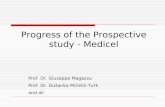Prof. Dr. Giuseppe Magazzu Prof. Dr. Dušanka Mičetić-Turk and all Progress of the Prospective study - Medicel.