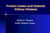 Protein Intake and Diabetic Kidney Disease Robert C. Stanton Joslin Diabetes Center.