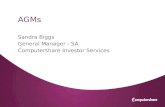 V1DIS AGMs Sandra Biggs General Manager - SA Computershare Investor Services.
