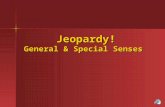 Jeopardy! General & Special Senses Jeopardy! General & Special Senses.