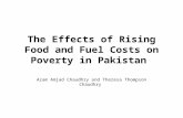 The Effects of Rising Food and Fuel Costs on Poverty in Pakistan Azam Amjad Chaudhry and Theresa Thompson Chaudhry.