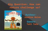 Big Question: How can nature challenge us?. Small Group Timer.