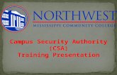 Campus Security Authority (CSA) Training Presentation.