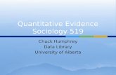 Chuck Humphrey Data Library University of Alberta.