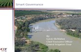 Smart Governance By Gavin McMahon Chief Executive Officer Central Irrigation Trust.