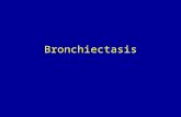 Bronchiectasis. Northland 2013 - 10 known paediatric patients with bronchiectasis in Whangarei and 4 in greater Northland. Now 27 confirmed non cystic.